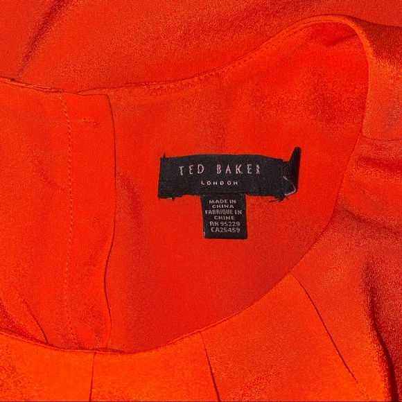 Ted Baker Orange and gold beaded dress - Picture 14 of 15